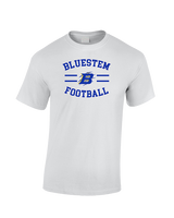Bluestem HS Football Curve - Cotton T-Shirt