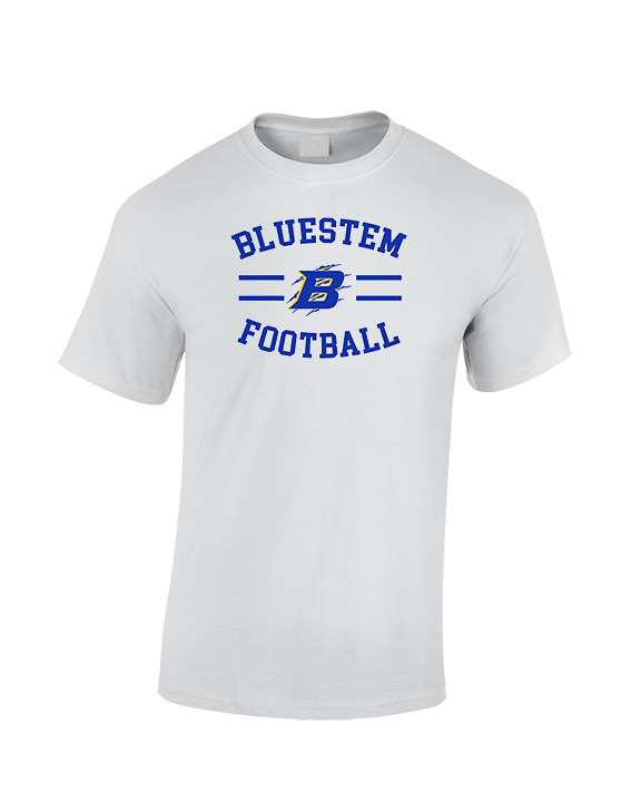 Bluestem HS Football Curve - Cotton T-Shirt