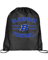 Bluestem HS Football Curve - Drawstring Bag