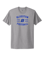 Bluestem HS Football Curve - Mens Select Cotton T-Shirt