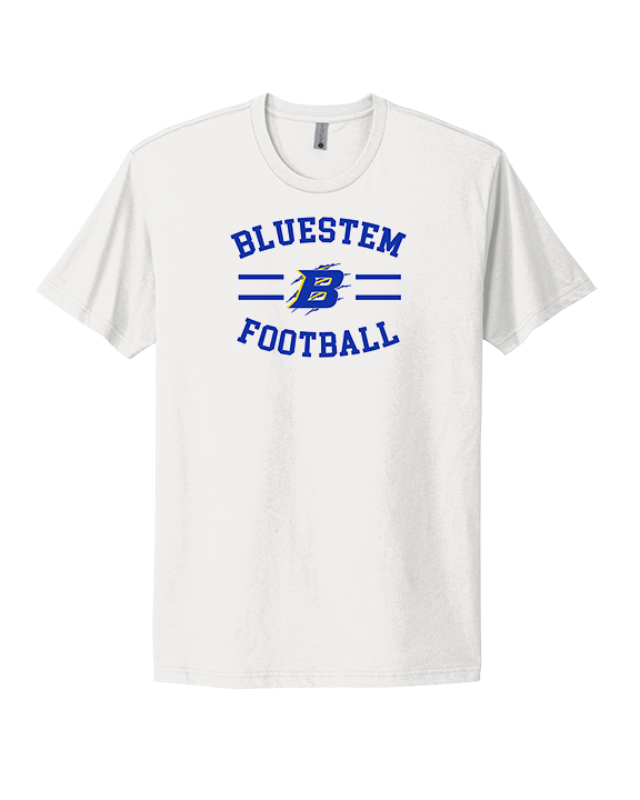 Bluestem HS Football Curve - Mens Select Cotton T-Shirt