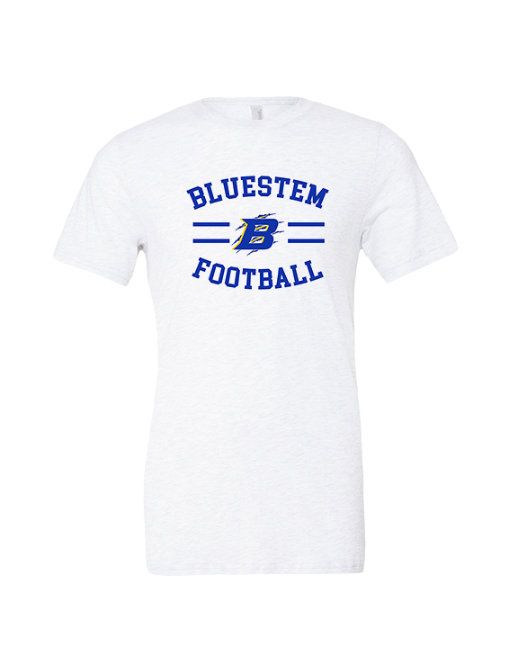 Bluestem HS Football Curve - Tri-Blend Shirt