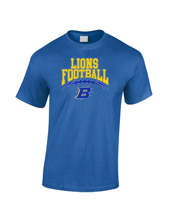 Bluestem HS Football Football Design - Cotton T-Shirt