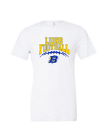 Bluestem HS Football Football Design - Tri-Blend Shirt