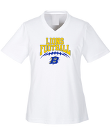 Bluestem HS Football Football Design - Womens Performance Shirt