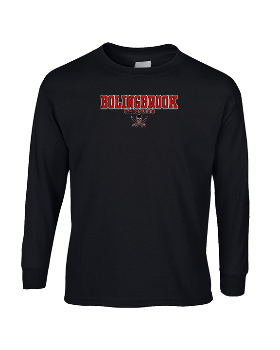 Bolingbrook HS Wrestling Block - Cotton Longsleeve