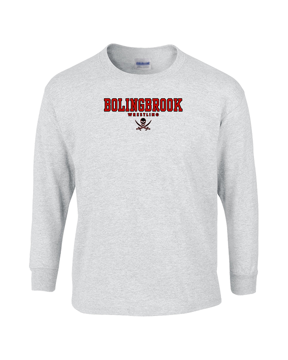 Bolingbrook HS Wrestling Block - Cotton Longsleeve