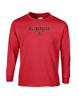 Bolingbrook HS Wrestling Block - Cotton Longsleeve