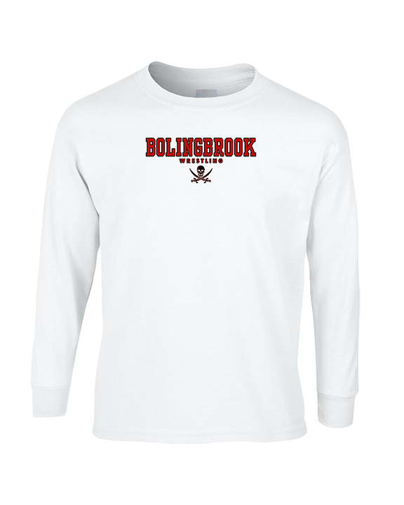 Bolingbrook HS Wrestling Block - Cotton Longsleeve