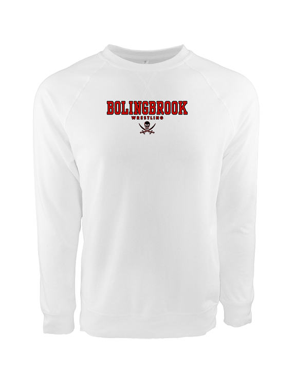 Bolingbrook HS Wrestling Block - Crewneck Sweatshirt