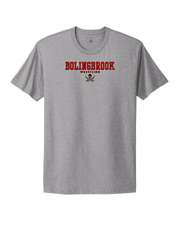 Bolingbrook HS Wrestling Block - Mens Select Cotton T-Shirt