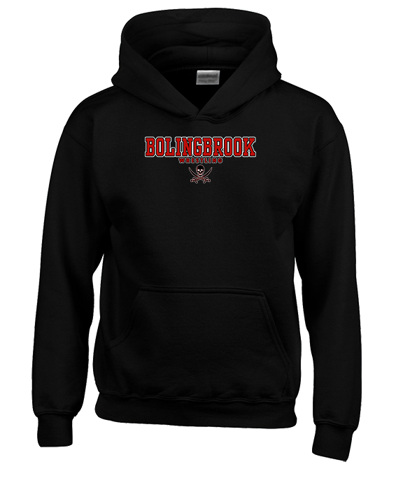 Bolingbrook HS Wrestling Block - Youth Hoodie