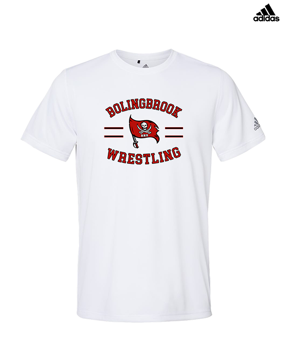 Bolingbrook HS Wrestling Curve - Mens Adidas Performance Shirt