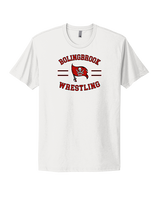 Bolingbrook HS Wrestling Curve - Mens Select Cotton T-Shirt