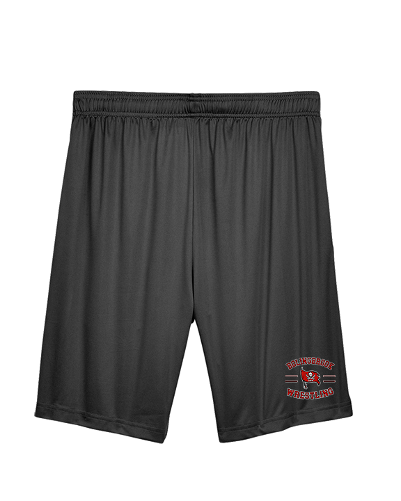 Bolingbrook HS Wrestling Curve - Mens Training Shorts with Pockets