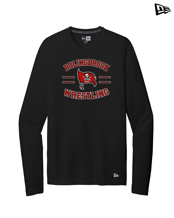 Bolingbrook HS Wrestling Curve - New Era Performance Long Sleeve