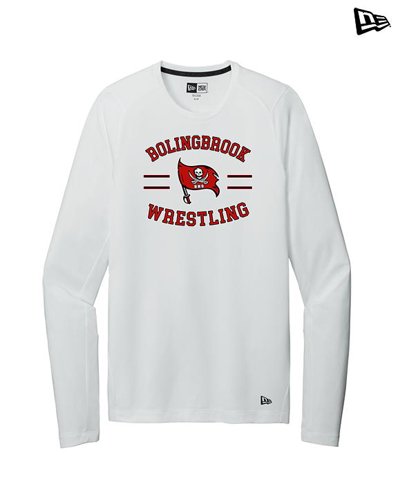 Bolingbrook HS Wrestling Curve - New Era Performance Long Sleeve