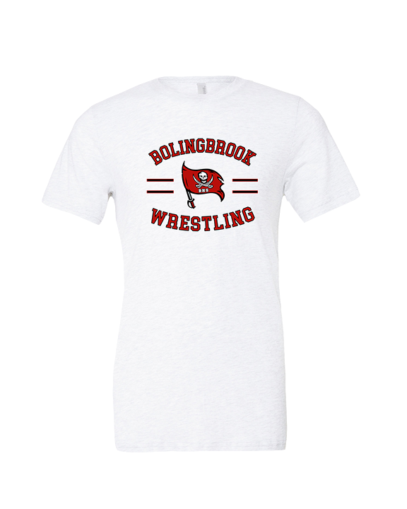Bolingbrook HS Wrestling Curve - Tri-Blend Shirt