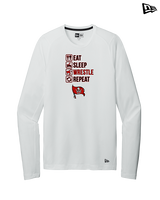 Bolingbrook HS Wrestling Eat Sleep Wrestle - New Era Performance Long Sleeve