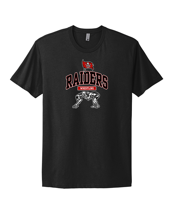 Bolingbrook HS Wrestling Outline - Mens Select Cotton T-Shirt