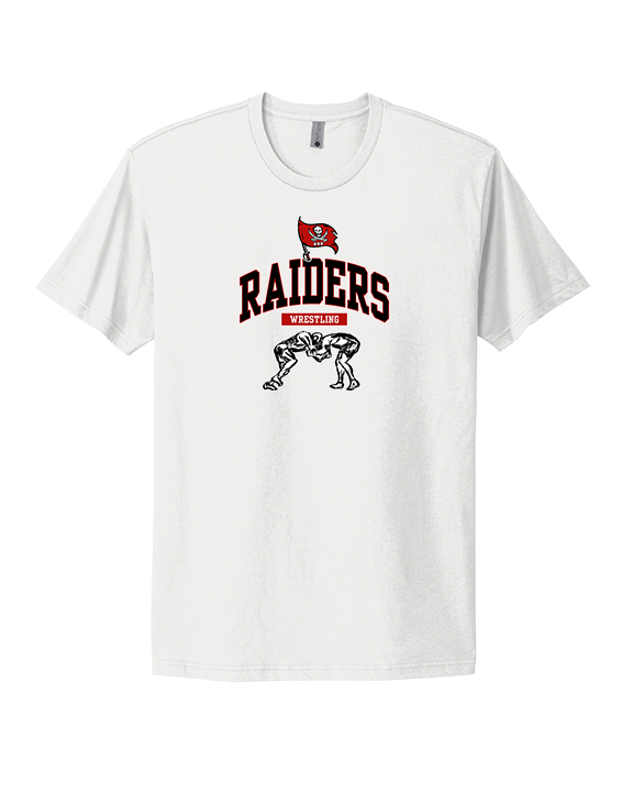 Bolingbrook HS Wrestling Outline - Mens Select Cotton T-Shirt