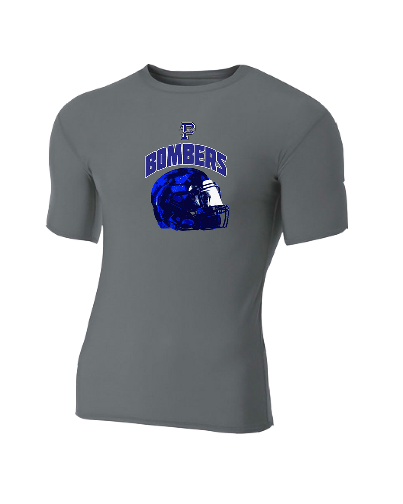 Palmerton Blue Bombers Helmet - Compression T-Shirt