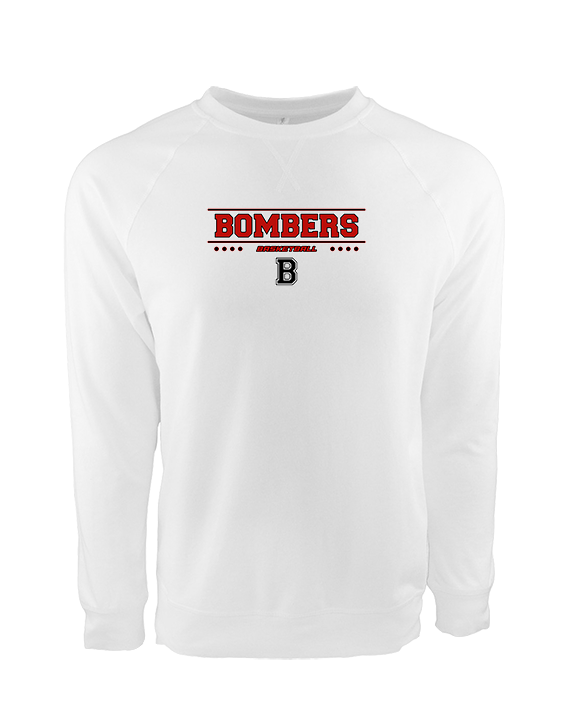 Boonton HS Boys Basketball Border - Crewneck Sweatshirt