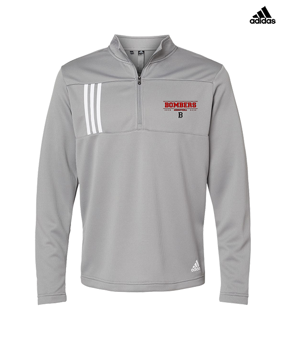 Boonton HS Boys Basketball Border - Mens Adidas Quarter Zip