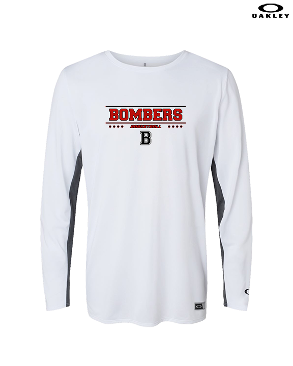 Boonton HS Boys Basketball Border - Mens Oakley Longsleeve
