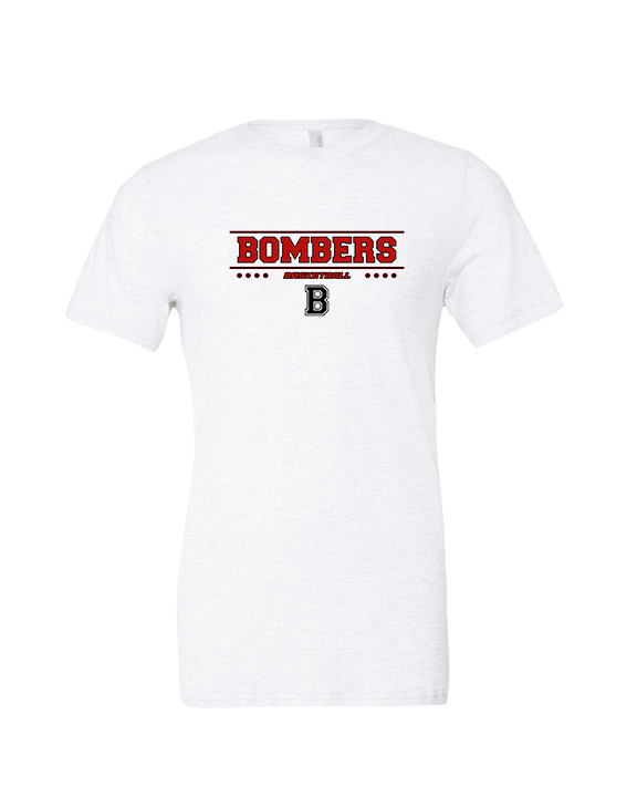 Boonton HS Boys Basketball Border - Tri-Blend Shirt