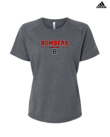 Boonton HS Boys Basketball Border - Womens Adidas Performance Shirt