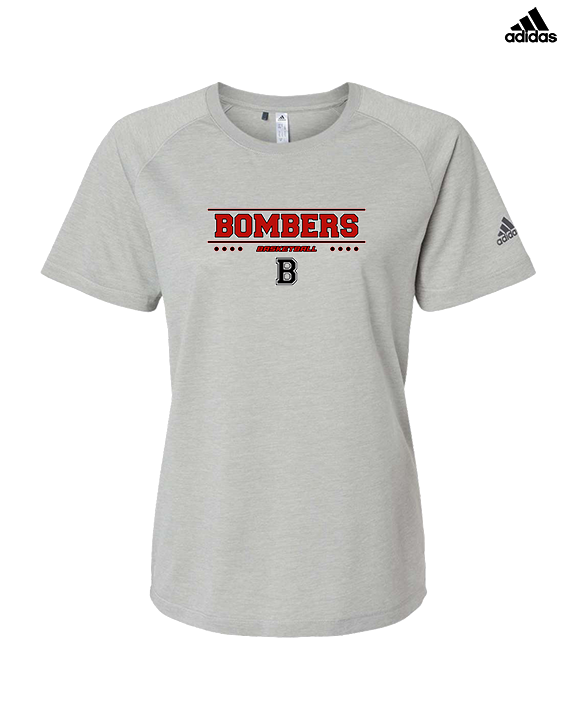 Boonton HS Boys Basketball Border - Womens Adidas Performance Shirt