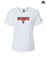 Boonton HS Boys Basketball Border - Womens Adidas Performance Shirt