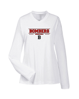 Boonton HS Boys Basketball Border - Womens Performance Longsleeve