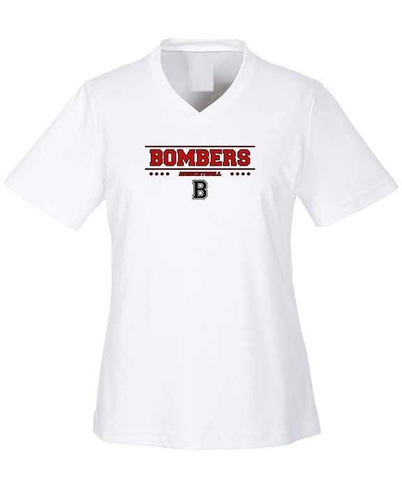 Boonton HS Boys Basketball Border - Womens Performance Shirt
