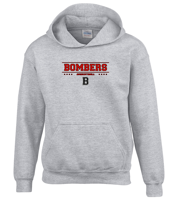Boonton HS Boys Basketball Border - Youth Hoodie