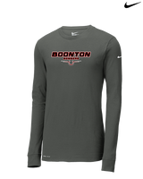 Boonton HS Boys Basketball Design - Mens Nike Longsleeve