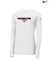 Boonton HS Boys Basketball Design - Mens Nike Longsleeve