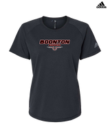 Boonton HS Boys Basketball Design - Womens Adidas Performance Shirt
