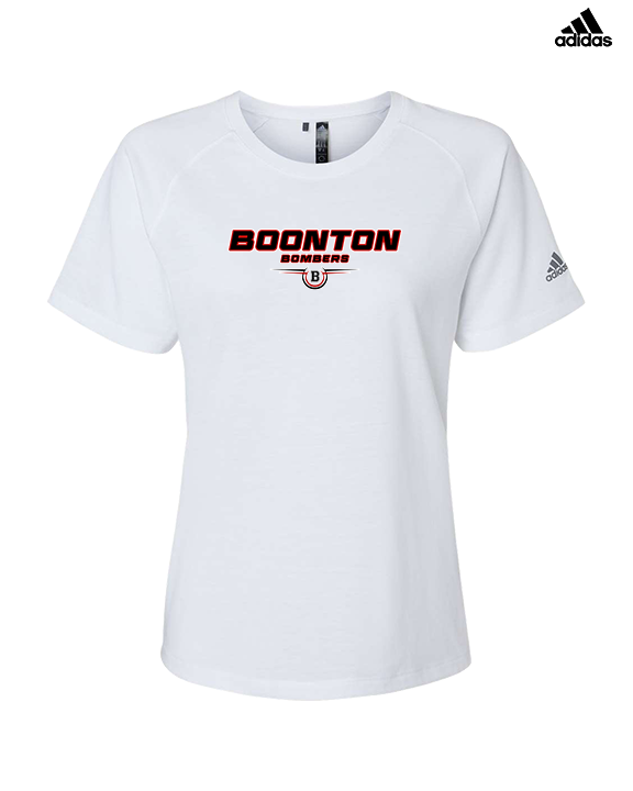 Boonton HS Boys Basketball Design - Womens Adidas Performance Shirt