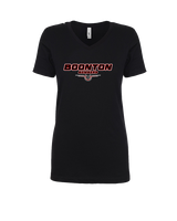 Boonton HS Boys Basketball Design - Womens Vneck