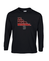 Boonton HS Boys Basketball Eat Sleep Breathe - Cotton Longsleeve