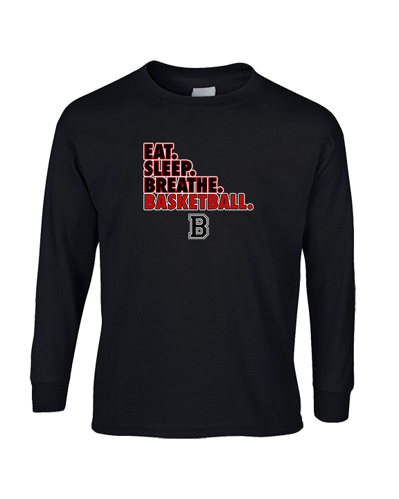 Boonton HS Boys Basketball Eat Sleep Breathe - Cotton Longsleeve