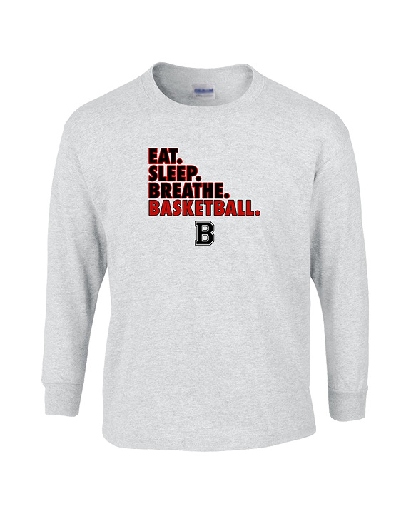 Boonton HS Boys Basketball Eat Sleep Breathe - Cotton Longsleeve