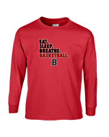 Boonton HS Boys Basketball Eat Sleep Breathe - Cotton Longsleeve