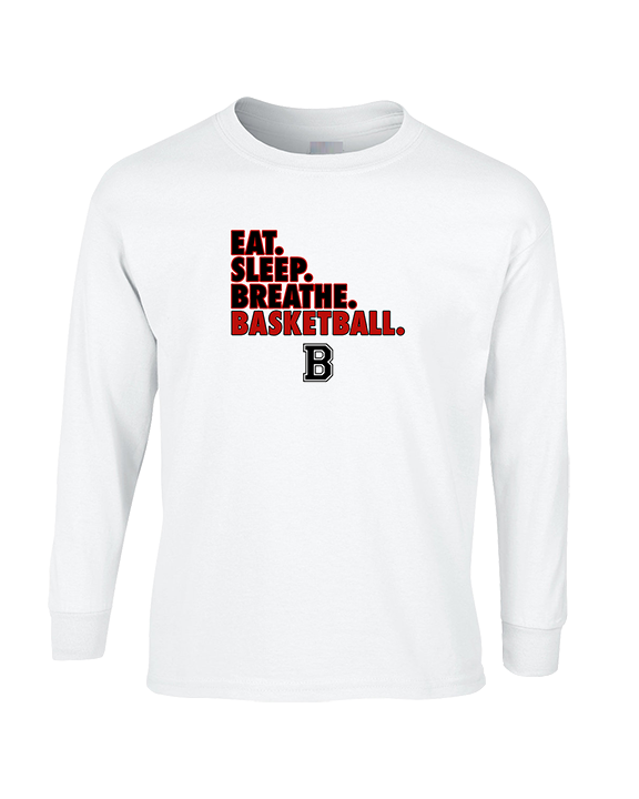 Boonton HS Boys Basketball Eat Sleep Breathe - Cotton Longsleeve