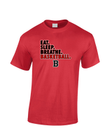 Boonton HS Boys Basketball Eat Sleep Breathe - Cotton T-Shirt