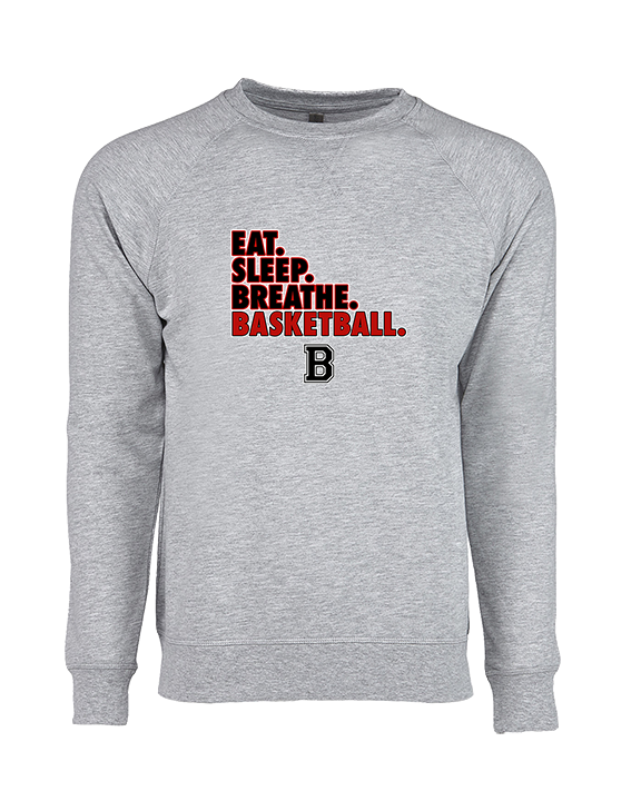 Boonton HS Boys Basketball Eat Sleep Breathe - Crewneck Sweatshirt
