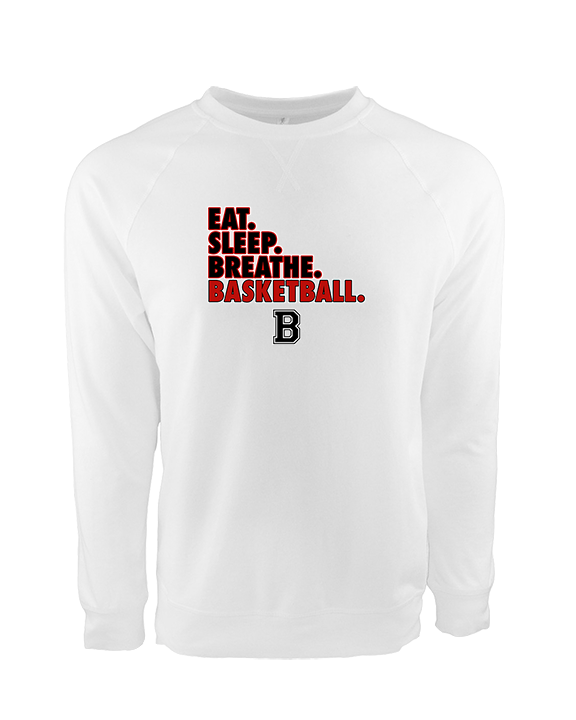 Boonton HS Boys Basketball Eat Sleep Breathe - Crewneck Sweatshirt