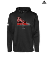 Boonton HS Boys Basketball Eat Sleep Breathe - Mens Adidas Hoodie